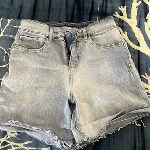 Express high rise shortie size 0 Jean shorts